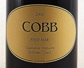 科布酒莊海岸園黑皮諾干紅葡萄酒(Cobb Wines Coastlands Vineyard Pinot Noir, Sonoma Coast, USA)