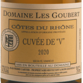 古貝特酒莊V型特釀白葡萄酒(Domaine Les Goubert Cuvee de V Blanc, Cotes du Rhone, France)