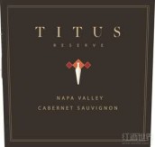 泰特斯珍藏赤霞珠干紅葡萄酒(Titus Vineyards Reserve Cabernet Sauvignon, Napa Valley, USA)