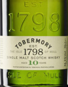 托伯莫里10年蘇格蘭單一麥芽威士忌(Tobermory Aged 10 Years Single Malt Scotch Whisky, The Isle of Mull, UK)