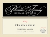 帕倫博歌海娜干紅葡萄酒(Palumbo Family Vineyards Grenache, Temecula Valley, USA)