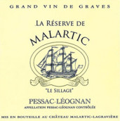 馬拉狄珍藏干白葡萄酒(La Reserve de Malartic Blanc, Pessac-Leognan, France)