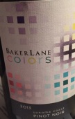 貝克萊恩繽紛黑皮諾干紅葡萄酒(Baker Lane Colors Pinot Noir, Sonoma County, USA)