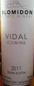 美登威代爾冰酒(Blomidon Vidal Icewine, Nova Scotia, Canada)