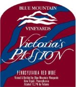 藍(lán)峰激情維多利亞紅葡萄酒(Blue Mountain Vineyards Victoria's Passion, Lehigh Valley, USA)