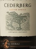 塞德堡西拉干紅葡萄酒(Cederberg Shiraz, Citrusdal Mountain, South Africa)