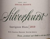 高康斯坦提亞銀色叢林特別珍藏長相思干白葡萄酒(High Constantia Silverhurst Special Reserve Sauvignon Blanc, Constantia, South Africa)