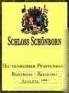 勛彭發(fā)芳山園雷司令精選白葡萄酒(Schloss Schonborn Hattenheimer Pfaffenberg Riesling Auslese, Rheingau, Germany)