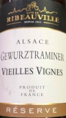 利伯維列酒莊老藤瓊瑤漿白葡萄酒(Cave de Ribeauville Gewurztraminer Vieilles Vignes, Alsace, France)