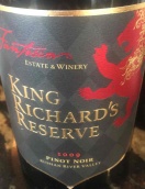 凡特斯卡莊園國王理查德的珍藏黑皮諾紅葡萄酒(Fantesca Estate Kings Richard's Reserve Pinot Noir, Russian River Valley, USA)