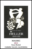 海勒酒莊馬爾貝克干紅葡萄酒(Heller Estate Malbec, Carmel Valley, USA)