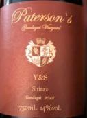 帕特森酒莊Y&S設(shè)拉子紅葡萄酒(Paterson's Gundagai Vineyard Y&S Shiraz, New South Wales, Australia)