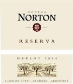 諾頓珍藏梅洛干紅葡萄酒(Bodega Norton Reserva Merlot, Lujan de Cuyo, Argentina)