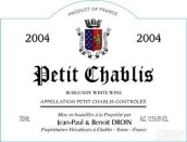 杜瓦安小夏布利干白葡萄酒(Domaine Jean-Paul & Benoit Droin Petit Chablis, Burgundy, France)