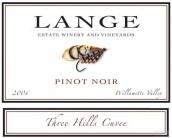 Lange Three Hills Cuvee Pinot Noir, Willamette Valley, USA