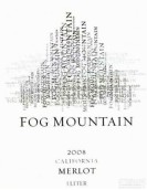 波塞特霧山梅洛干紅葡萄酒(Boisset Family Estates Fog Mountain Merlot, California, USA)