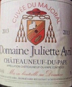 朱麗葉艾薇兒莊園馬約拉紅葡萄酒(Domaine Juliette Avril Chateauneuf-du-Pape Cuvee du Marjoral, Rhone, France)