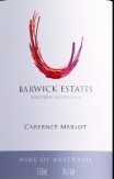 巴維克白標系列赤霞珠-梅洛混釀紅葡萄酒(Barwick Estates White Label Cabernet - Merlot, Margaret River, Western Australia)