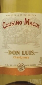 庫奇諾丹路易斯霞多麗干白葡萄酒(Cousino Macul Don Luis Chardonnay, Maipo Valley, Chile)