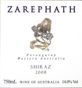 撒勒法西拉干紅葡萄酒(Zarephath Wines Shiraz, Great Southern, Australia)