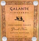 加朗特黑皮諾干紅葡萄酒(Galante Vineyards Estate Pinot Noir, Carmel Valley, USA)