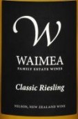 威美亞經(jīng)典雷司令半甜白葡萄酒(Waimea Classic Riesling, Nelson, New Zealand)