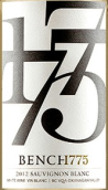 1775臺(tái)長(zhǎng)相思干白葡萄酒(Bench 1775 Winery Sauvignon Blanc, British Columbia, Canada)