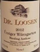 露森烏茲格園金瓶封雷司令精選白葡萄酒(Dr. Loosen Urziger Wurzgarten Riesling Auslese Goldkapsel, Mosel, Germany)