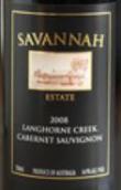 薩凡納蘭好樂溪珍藏赤霞珠干紅葡萄酒(Savannah Estate Langhorne Creek Cabernet Sauvignon, Langhorne Creek, Australia)