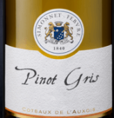 西蒙尼酒莊灰皮諾白葡萄酒(Simonnet-Febvre Pinot Gris, Coteaux de l'Auxois, France)