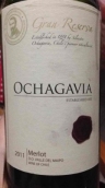 歐查佳維亞頂級(jí)珍藏佳美娜干紅葡萄酒(Ochagavia Gran Reserva Merlot, Central Valley, Chile)