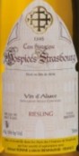 福納斯特堡雷司令干白葡萄酒(Michel Fonne Hopices de Strasbourg Riesling, Alsace, France)