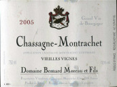 莫羅父子酒莊（夏山-蒙哈榭村）老藤紅葡萄酒(Domaine Bernard Moreau et Fils Chassagne-Montrachet Vieilles Vignes Rouge, Cote de Beaune, France)