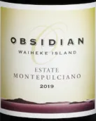 黑曜石酒庄蒙特布查诺红葡萄酒(Obsidian Estate Montepulciano, Waiheke Island, New Zealand)