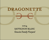 德拉貢內(nèi)特酒莊格拉西尼家族園長相思干白葡萄酒(Dragonette Cellars Grassini Family Vineyard Sauvignon Blanc, Happy Canyon, USA)