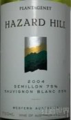 金雀花酒庄险山赛美蓉-长相思干白葡萄酒(Plantagenet Hazard Hill Semillon - Sauvignon Blanc, Western Australia)