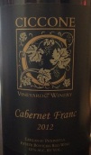 西科尼品麗珠干紅葡萄酒(Ciccone Vineyard and Winery Cabernet Franc, Leelanau Peninsula, USA)