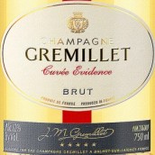 歌瑞艾薇丹特釀香檳(Champagne Gremillet Cuvee Evidence, Champagne, France)