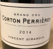 喬丹酒莊佩勒斯（科爾登特級園）紅葡萄酒(Domaine Vincent Girardin Perrieres, Corton Grand Cru, France)