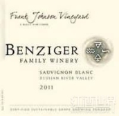 本齊格酒莊弗蘭克·約翰遜園長(zhǎng)相思白葡萄酒(Benziger Family Winery Frank Johnson Vineyard Sauvignon Blanc, Russian River Valley, USA)