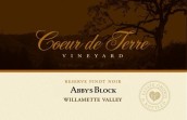 地心酒莊艾比區(qū)珍藏黑皮諾干紅葡萄酒(Coeur de Terre Abby's Block Reserve Pinot Noir, Willamette Valley, USA)