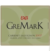 格利馬酒莊赤霞珠紅葡萄酒(Gremark Cabernet Sauvignon, Paso Robles, USA)