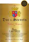 Les Secrets du Duc Cabernet Sauvignon, IGP Pays d'Oc, France