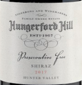 恒福山酒莊無(wú)防腐劑設(shè)拉子紅葡萄酒(Hungerford Hill Preservative Free Shiraz, Hunter Valley, Australia)