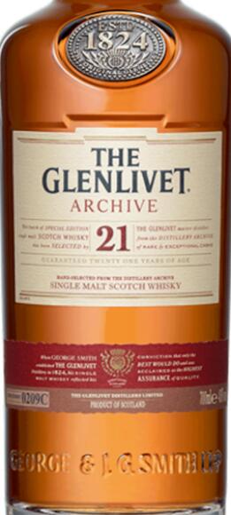 The Glenlivet Archive 21 Years of Age Single Malt Scotch Whisky