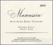 瑪爾卡森藍色滑脊黑皮諾干紅葡萄酒(Marcassin Blue Slide Ridge Pinot Noir, Sonoma Coast, USA)