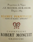 羅伯特夢蘇特酒莊不朽珍藏特極干型白中白香檳(Robert Moncuit Reserve Perpetuelle Blanc de Blancs Grand Cru Extra Brut, Champagne, France)