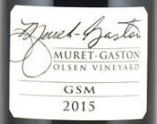 穆雷加斯頓奧森園GSM混釀紅葡萄酒(Muret-Gaston Olsen Vineyard GSM, Yakima Valley, USA)