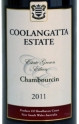 庫蘭加塔香寶馨干紅葡萄酒(Coolangatta Estate Chambourcin, Shoalhaven Coast, Australia)