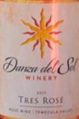 舞陽酒莊三甜桃紅葡萄酒(Danza Del Sol Winery Tres Rose, Temecula Valley, USA)